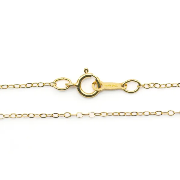 Chaîne gold filled 14 carats  1.3x1.8mm x 40cm