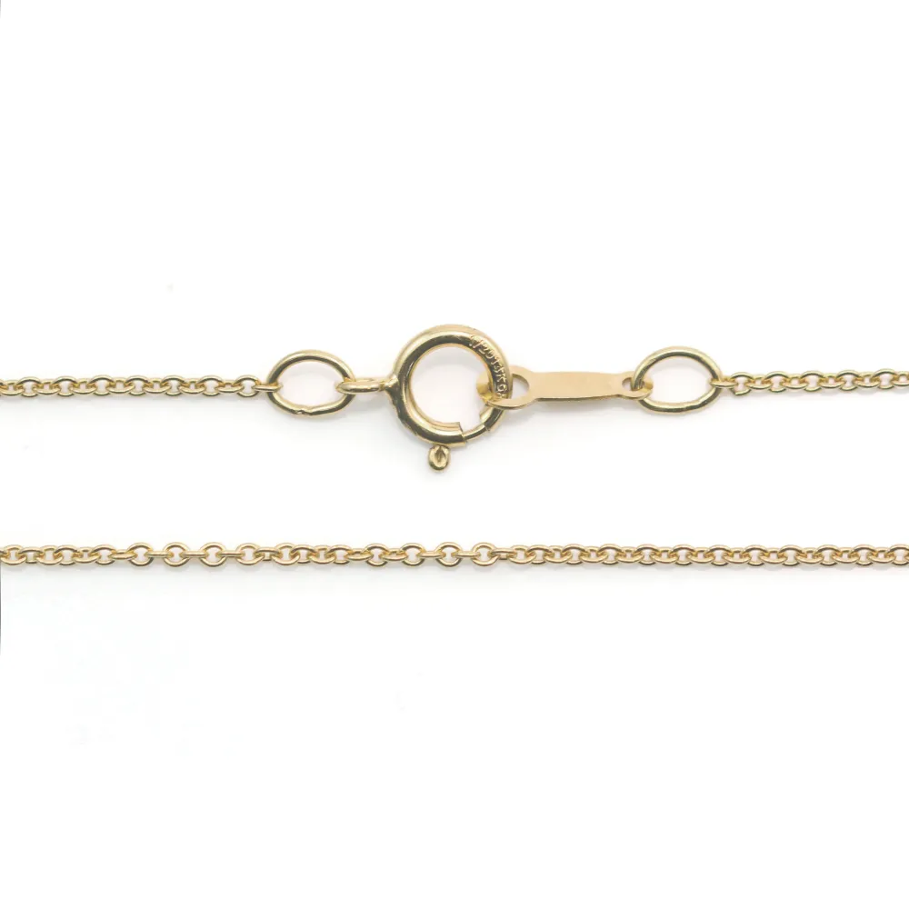 14k gold filled chain with clasp 45cm x 1pc