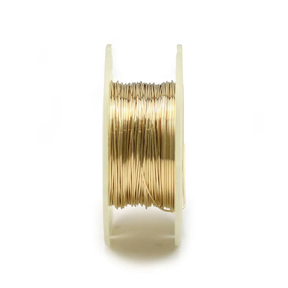 Fil semi-dur en gold filled 14 carat 0.51mm x 1m