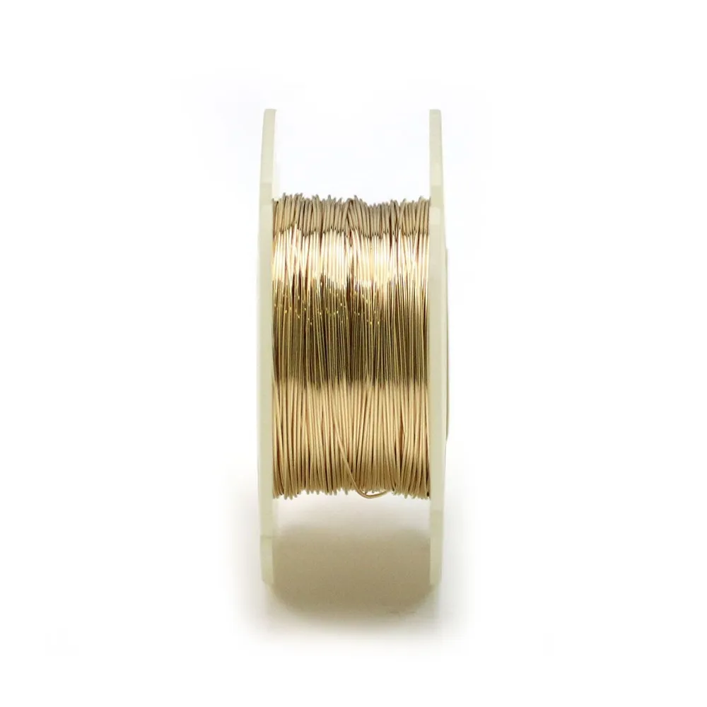 Fil semi-dur en gold filled 14 carat 0.40mm x 1m