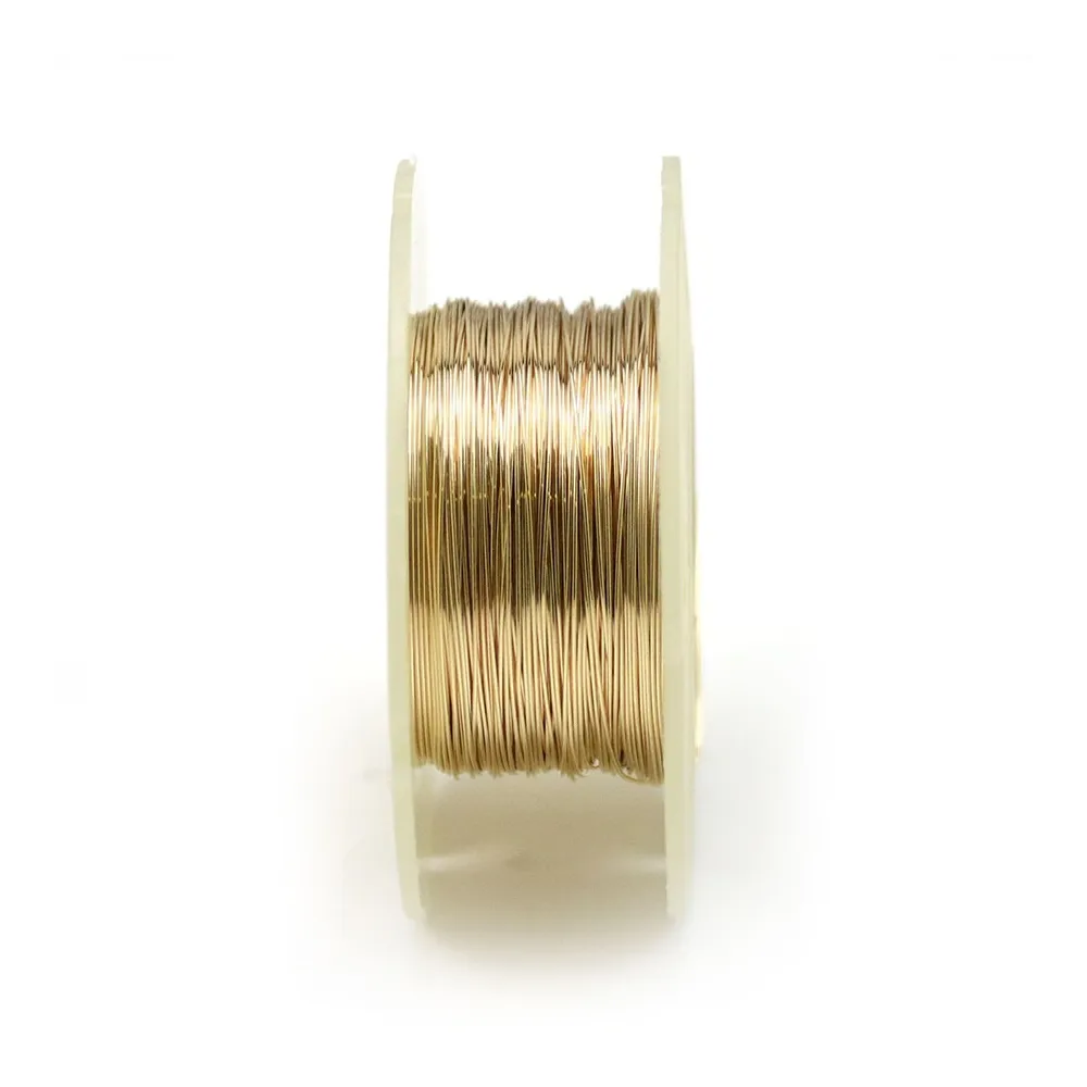 Fil semi-dur en gold filled 14 carat 0.33mm x 1m