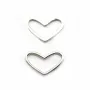 Intercalaire moustache 6.3x23mm avec zirconium en argent 925 rhodié  x 1pc
