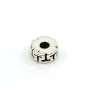 Perles intercalaires fleurs en argent 925 6.0x4.0mm x 5pcs