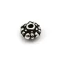 Perle intercalaires en argent 925 en forme de fleur 5.8mm x2pcs