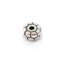 925 sterling silver spacer shaped flower 5.0mm x5pcs