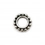 Perle intercalaires en argent 925 en forme de fleur 4.80mm x5pcs