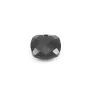 Pendentif agate noire carré facette 10mm x 1pc