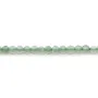 Aventurine verte, de forme ronde facetté, de taille 2mm x 40cm