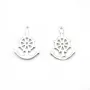 Breloquel' ancer en argent 925 12x17mm x 2pcs