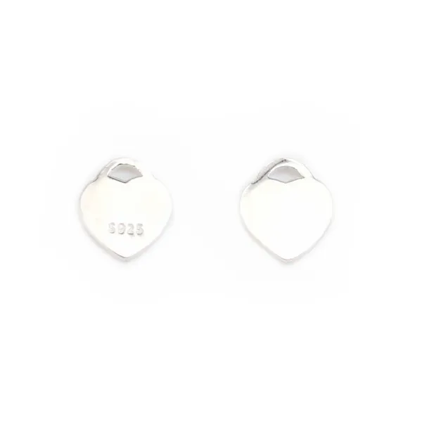 Breloque coeur en argent 925 10x11mm x 1pc
