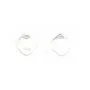 Breloque coeur en argent 925 10x11mm x 1pc