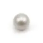 South Sea Pearl, white, round, 13-14mm, AA x 1pc