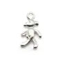 Breloque ours en argent 925 5x10mm x 2pcs