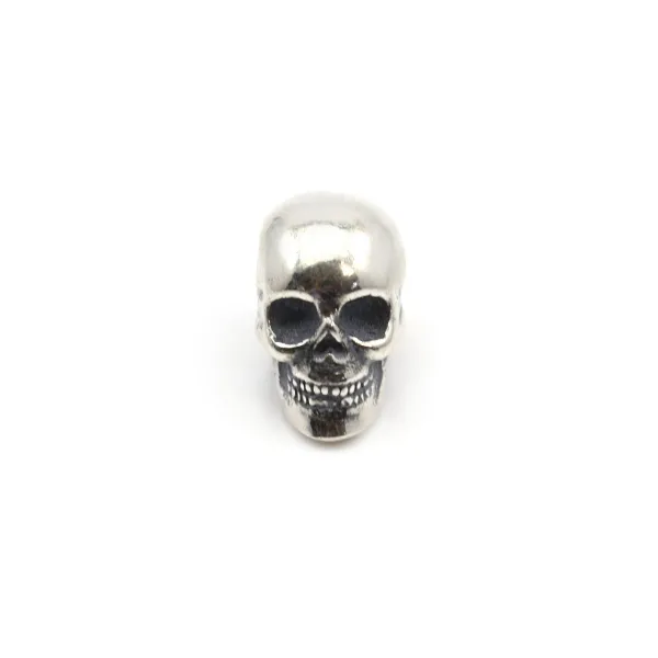 Tête de mort argent 925 7x14mm x 1pc
