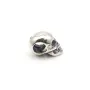 Tête de mort argent 925 7x14mm x 1pc