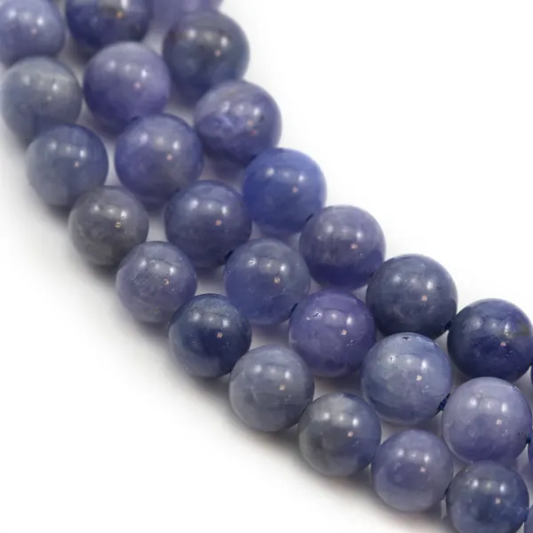 Tanzanite round beads 4mm x 40cm