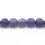 Tanzanite ronde  7-7.5mm x 40cm
