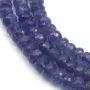 Tanzanite rondelle facette x 45cm