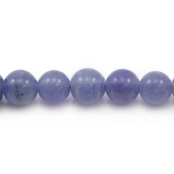 Tanzanite round beads 4mm x 40cm