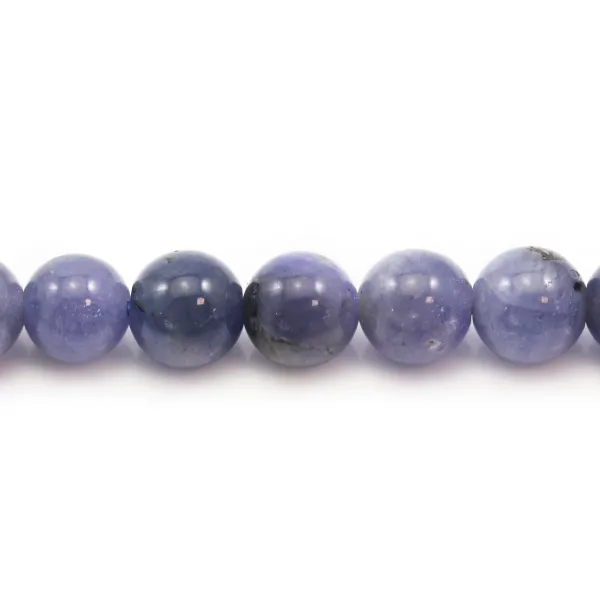 Tanzanite ronde 6-6.5mm x 39cm
