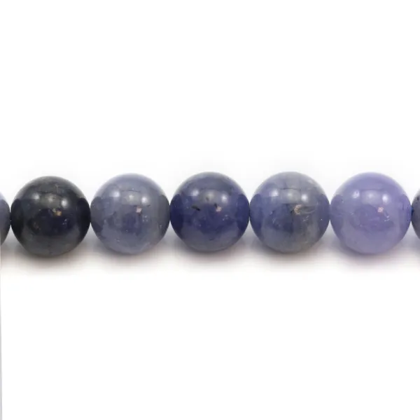 Tanzanite round beads 4mm x 40cm
