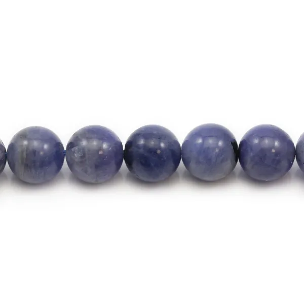 Tanzanite round beads 4mm x 40cm