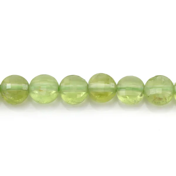 Multicolored tourmaline, in round and flat faceted shape, 4mm x 40cm