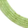 Péridot rondelle facette 1.90x2.20mm x 33cm