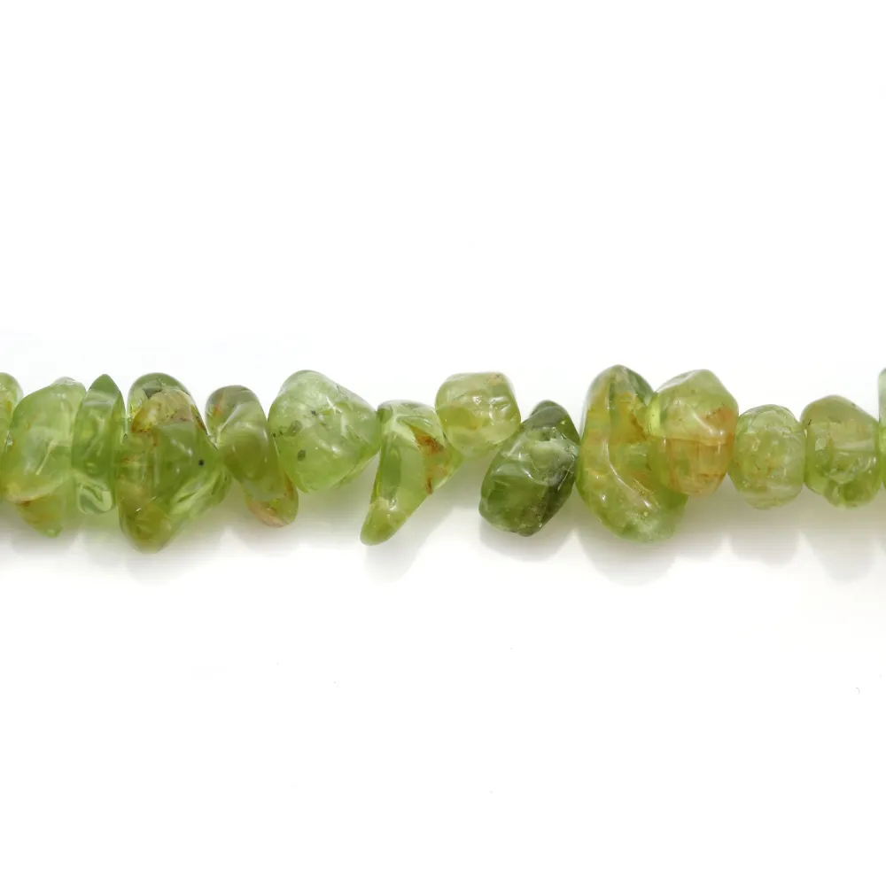 Lot De 24 Perles En Péridot Naturel 8mm - Gemme Mat, Pour Création De Bijoux