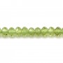 Peridot Faceted Rondelle