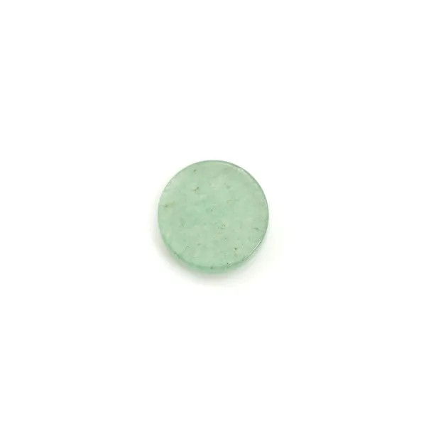 Cabochon aventurine, rond plat, 8mm x 2pcs