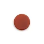 Cabochon cornaline, rond plat, 14mm x1pc