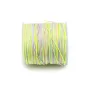 Fil polyester multicolore ton pastel  0.8 mm x 5m