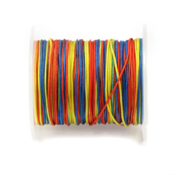  Multicolor tone tropical thread polyester 0.8mm x 5 m