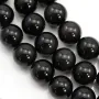 Obsidienne ronde 16mm x 40cm
