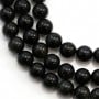 Obsidienne ronde 8mm x 40cm