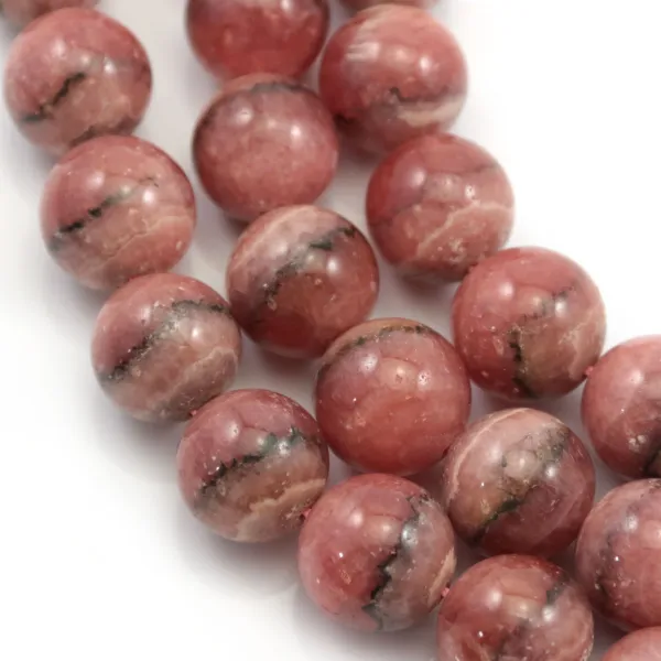 Rhodochrosite Round 14mmX 40cm 