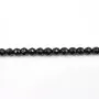 Agate Noire Ronde Facette
