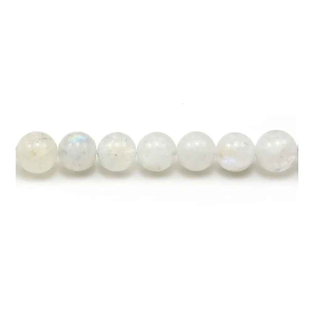 Pierre de Lune Ronde 4mm x 10pcs