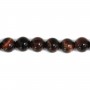 Red tiger stone round 6mm x 40cm