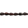 Oeil de taureau goutte facette 5x8mm x 40cm