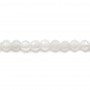 Pierre de lune en forme de rondelle facetté, de taille 3mm x 39cm