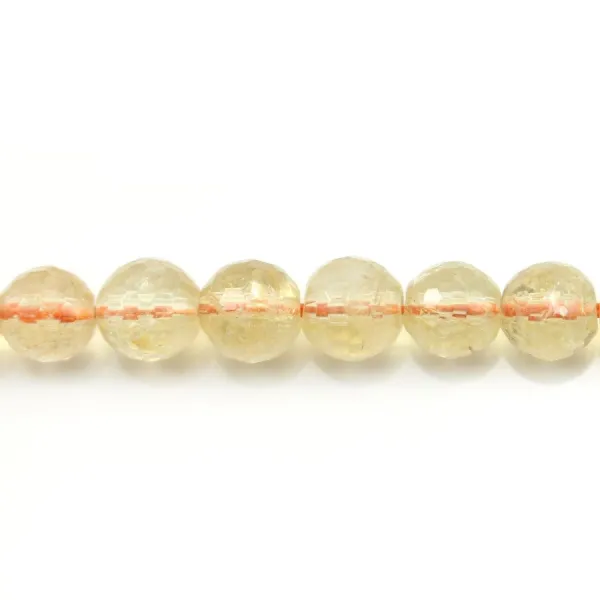 Citrine Ronde Facette