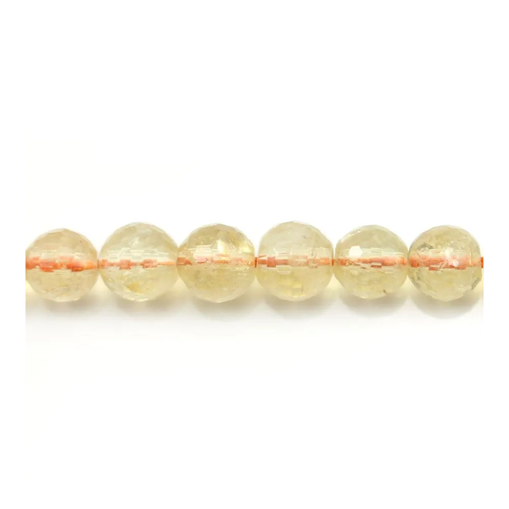 Citrine Ronde Facette