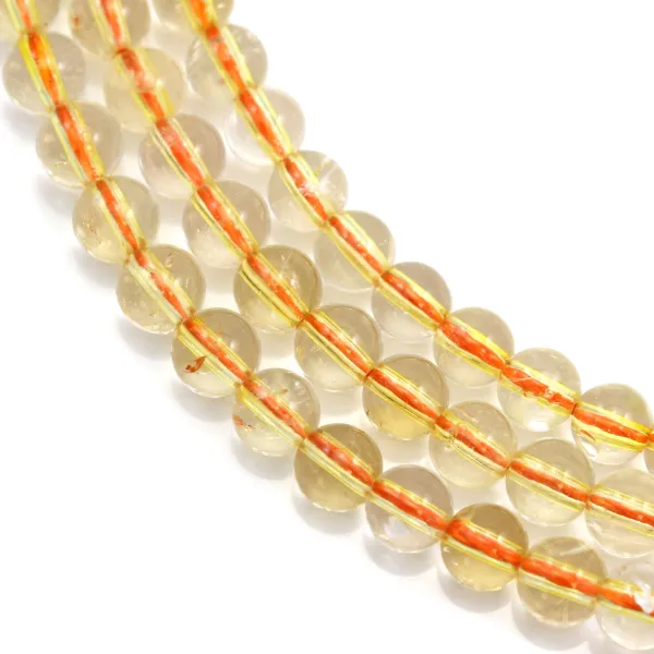Citrine round 4mm x 40cm
