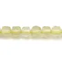 Quartz lemon en forme de cube facette 2mm x 40cm