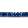 Kyanite faceted rondelle 2x3mm x 40cm