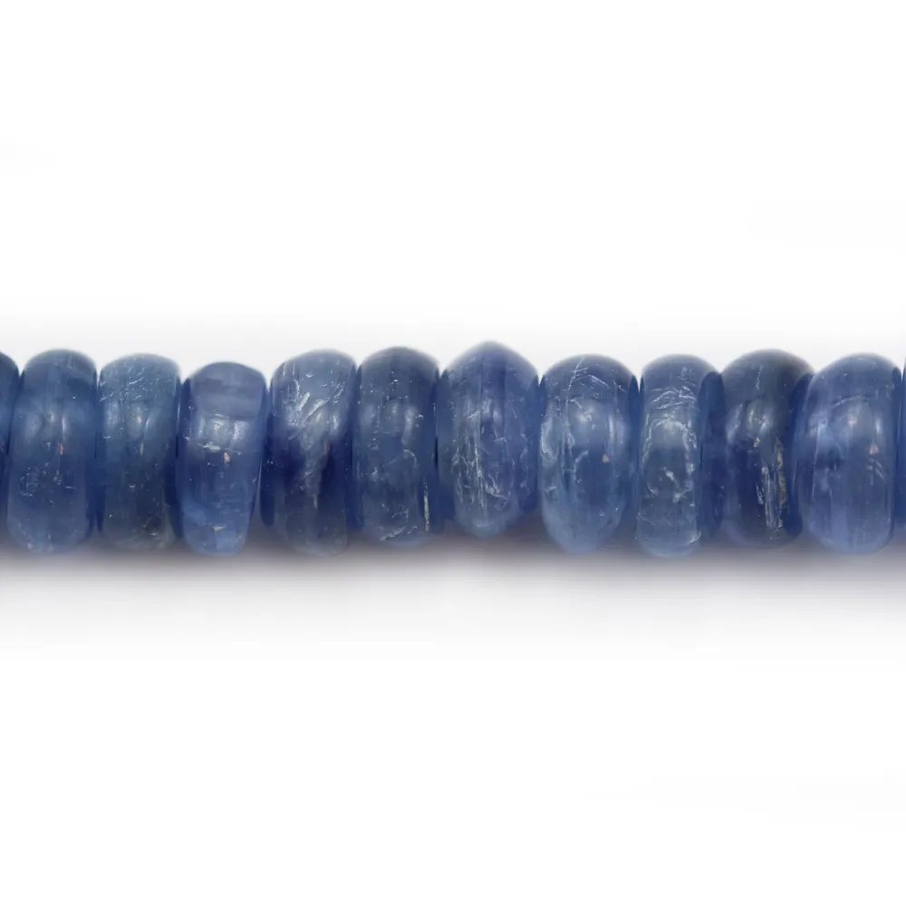 Cyanite rondelle 6mm x 10pcs