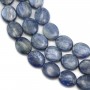 Cyanite ovale 10x12mm x 40cm