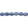 Cyanite ovale 10x14mm  A x 40cm
